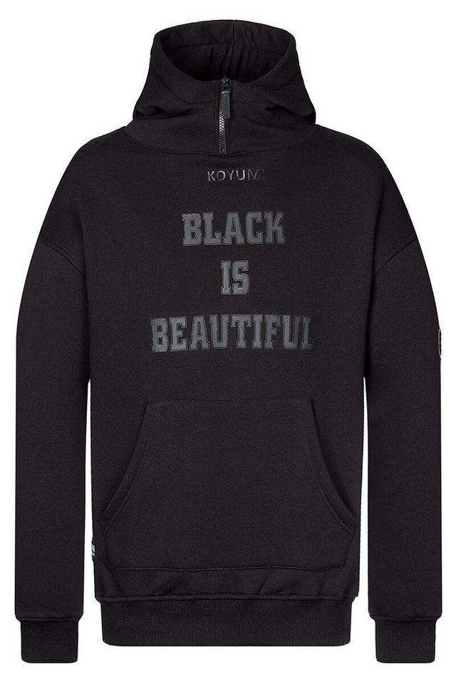 Koyumi Hoodie Black Is Beautiful Oversize Simply Black Hoodie Koyumi Hoodie Black Is Beautiful Oversize Simply Black Hoodie von Koyumi