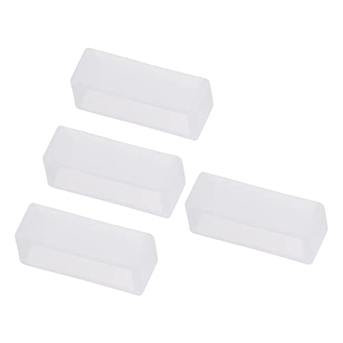 Kozelo 4Stk Uhrenband Schleife - [22mm Breite] Gummi Uhrenhalter für Uhrenband Verwalter Reparatur Ersatz Verwendung Durchsichtig Silikon von Kozelo