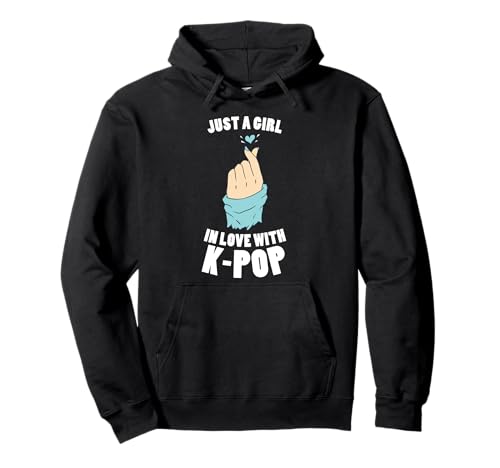 Nur ein Mädchen verliebt in Kpop Fangirl Korean Merch Pullover Hoodie Nur ein Mädchen verliebt in Kpop Fangirl Korean Merch Pullover Hoodie von Kpop Girls Quotes Korean Music Merch