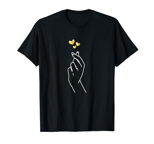 Koreanisches Herz Kpop Love Saranghae für Tochter Mädchen Frauen T-Shirt von Kpop Gifts Co.