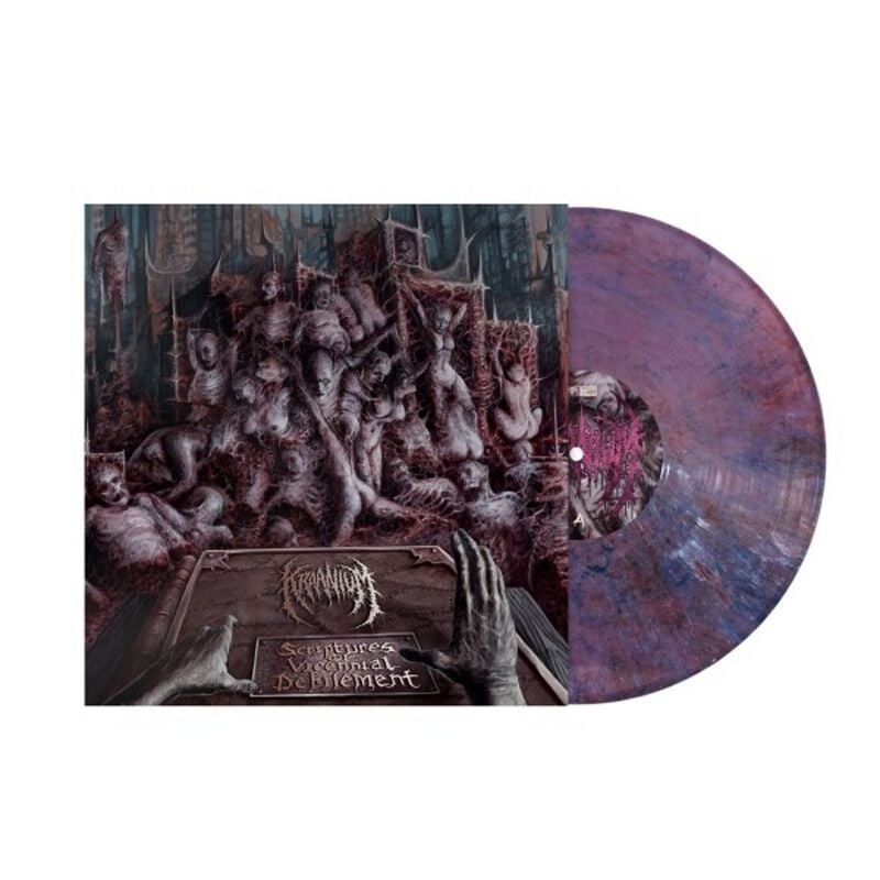 Kraanium Scriptures of vicennial defilement LP multicolor von Kraanium