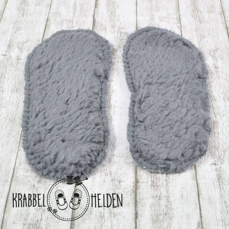 Teddysohlen Bio-Baumwollfell von Krabbelhelden