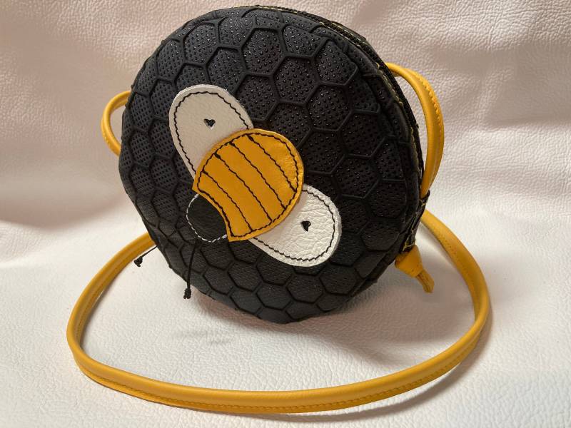 Design Tasche-Rund " Kleine Biene" von Krabbelpuschenfee