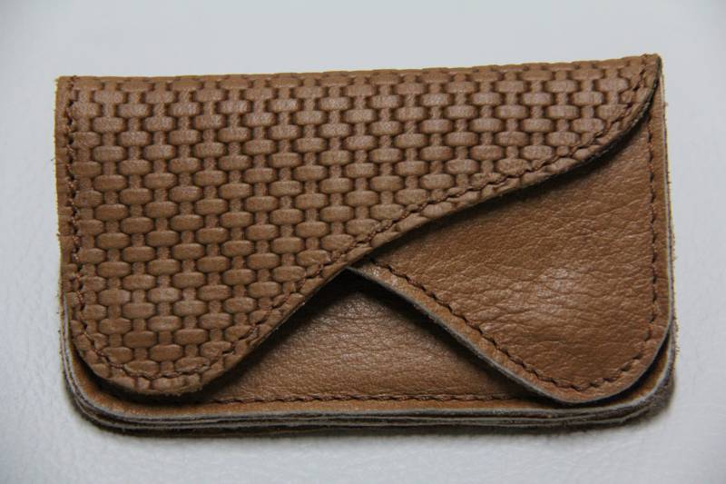 Geldbörse -Leder Naturbraun Moni(1(Klein von Krabbelpuschenfee