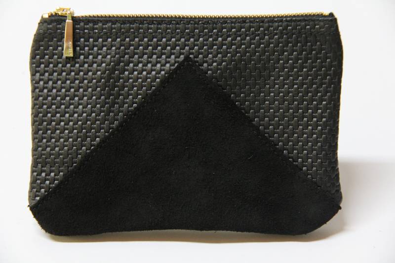 Geldbörse -Leder Schwarz-Moni(1 von Krabbelpuschenfee