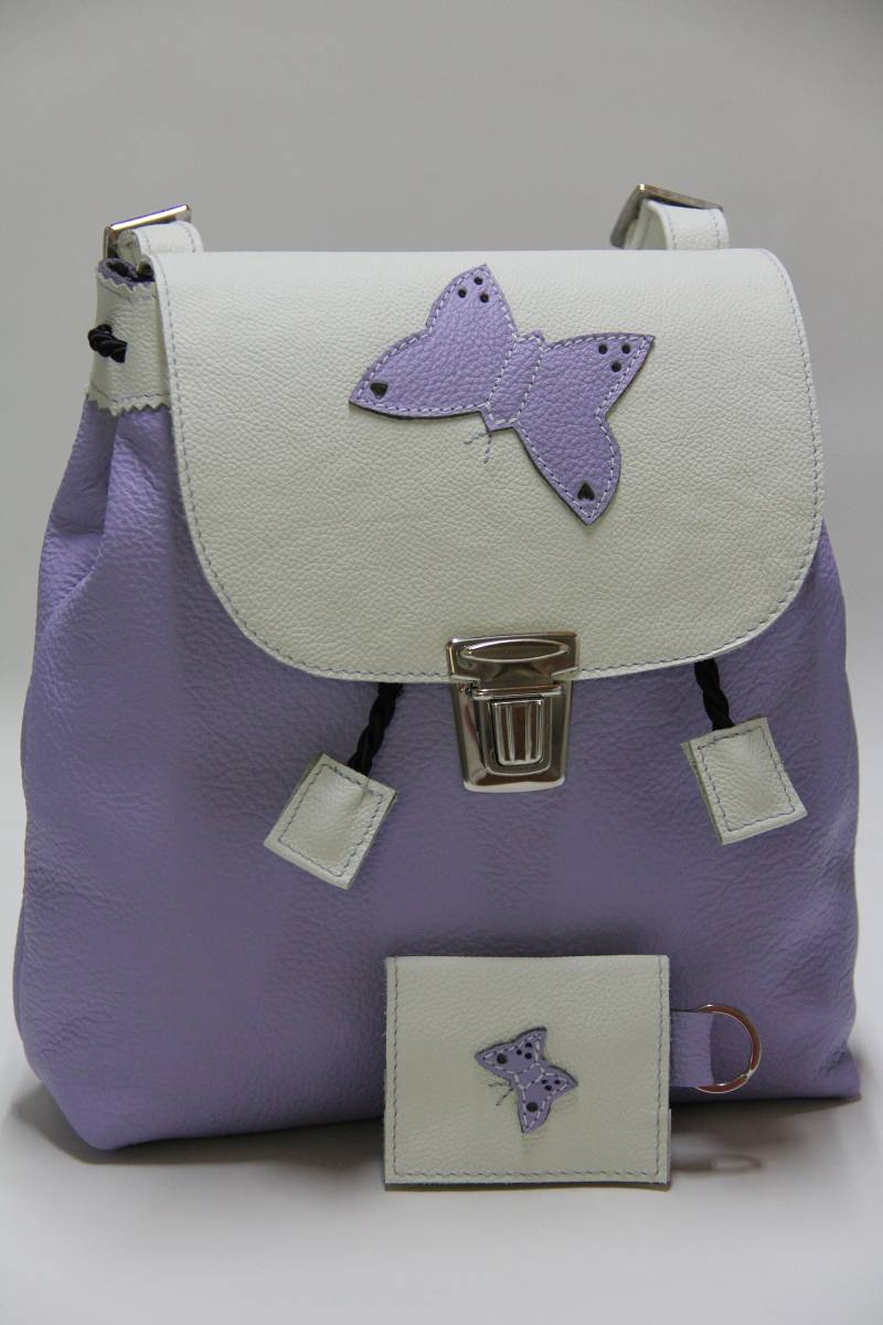 Kinderrucksack-Setlederkleiner Schmetterling von Krabbelpuschenfee