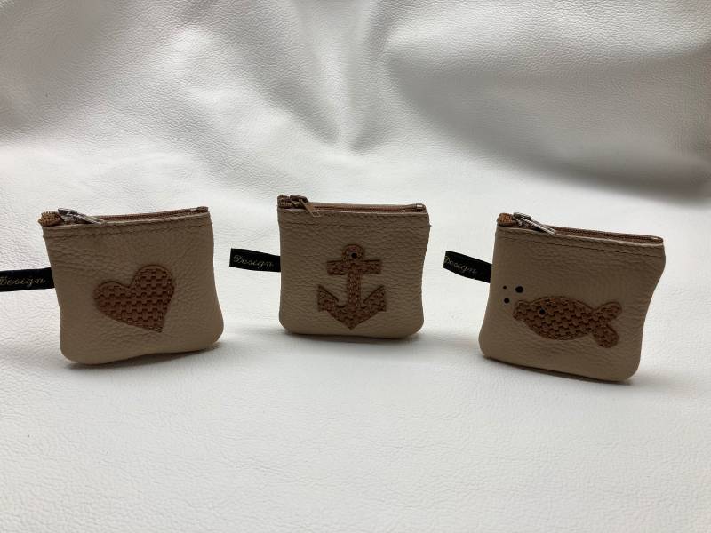 Mini Geldbörse Aus Leder Mit Motiv von Krabbelpuschenfee