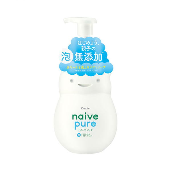 Kracie - Naive Pure Foaming Body Soap Jumbo - 550ml von Kracie