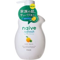 Kracie - Naive Refresh Sea Mud Body Wash Grapefruit 530ml 530ml von Kracie