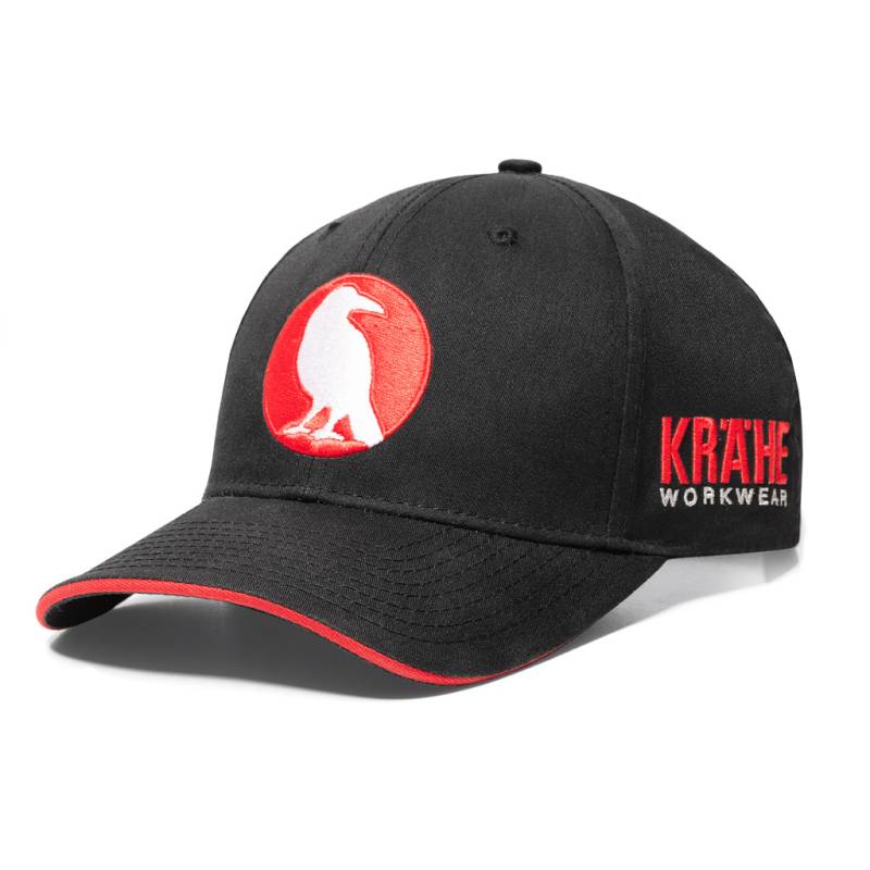 KRÄHE Cap Iconic, schwarz, one von Krähe WORKWEAR