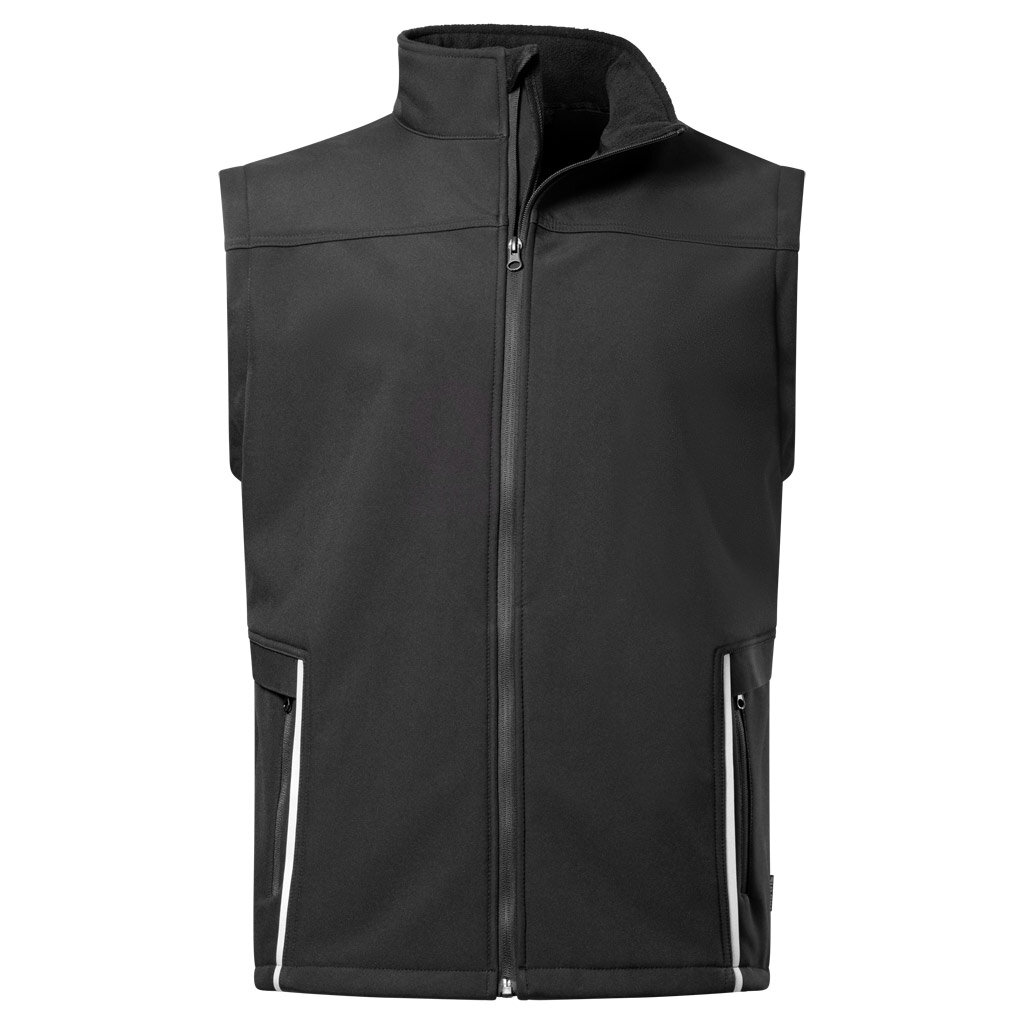 KRÄHE Freedom Softshellweste, schwarz, XXL von Krähe WORKWEAR