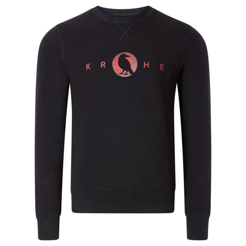 KRÄHE Iconic Sweatshirt Baumwolle (Herren), schwarz, XXL von Krähe WORKWEAR