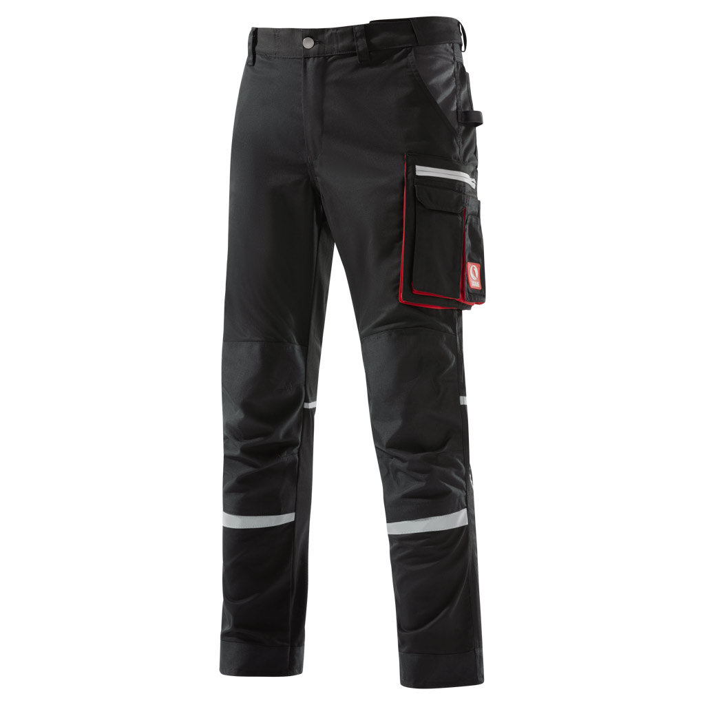 KRÄHE Performance Evo Bundhose, schwarz grau, 50 von Krähe WORKWEAR