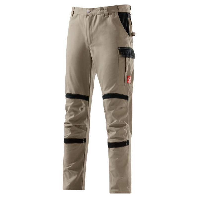 KRÄHE Profession Pro Evo Bundhose, beige anthrazit, 52 von Krähe WORKWEAR