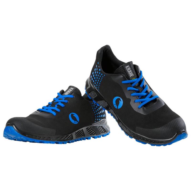 KRÄHE black crow S3 ESD SRC Sicherheitshalbschuh, schwarz blau, 46 von Krähe WORKWEAR