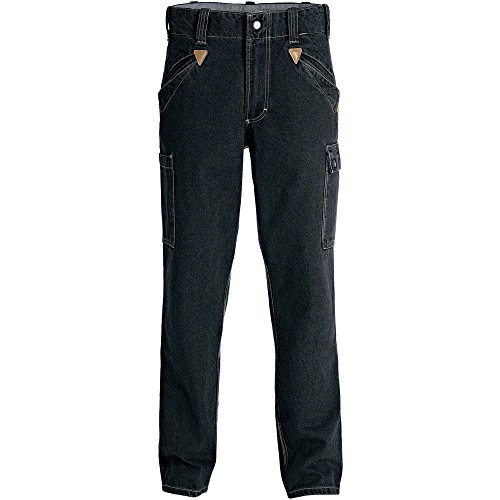 Krähe Company Worker-Jeans - strapazierfähig & robust in schwarz Größe 106 von Krähe