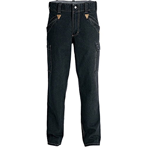 Krähe Company Worker-Jeans - strapazierfähig & robust in schwarz Größe 54 von Krähe
