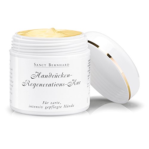 Sanct Bernhard Handrücken-Regenerations-Kur | Mit Sesamöl, Avocadoöl & Sheabutter | Bei trockenen Händen & Spannungsgefühlen | 100ml von Kräuterhaus Sanct Bernhard
