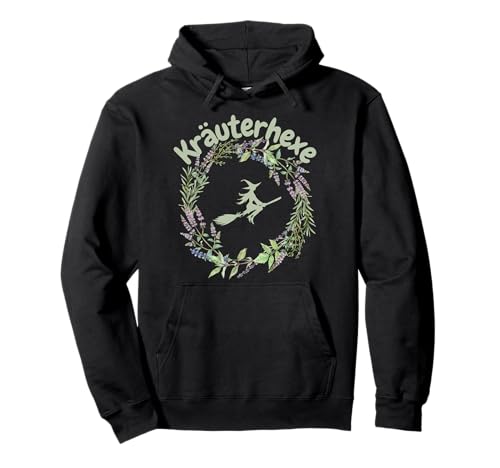 Kräuterhexe Melisse Lavendel Wald Blumen Kräuter Hexe Damen Pullover Hoodie von JST