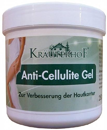 Anti-Cellulite Gel - Innovative complex with thermo-active action that attacks cellulite! 250ml by Krauterhof von Kräuterhof
