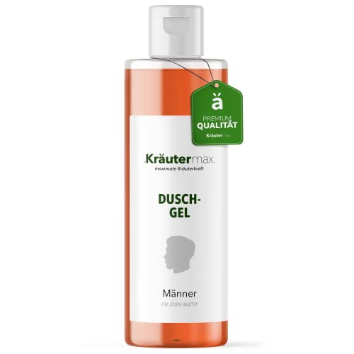 Männer Duschgel Pflege auch als Shampoo und Seife mit Zitronenöl Naturrein 1 x 250 ml von Kräutermax.