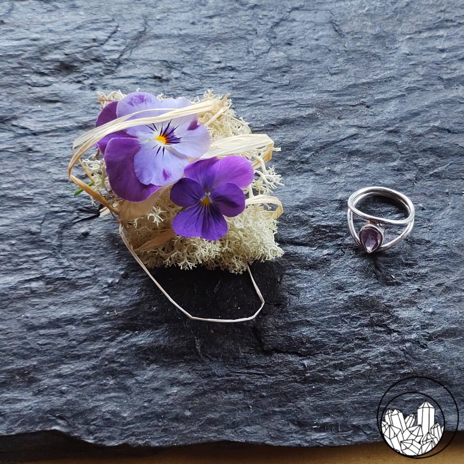 Silberring Amethyst Facettiert Silberring Amethyst Facettiert von KraftAusSteinen
