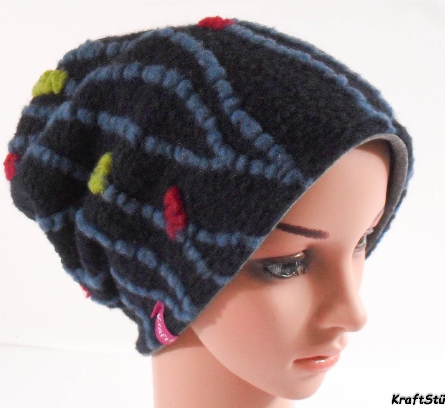 Walkmütze 55-57cm Wollmütze Wintermütze von KraftStueck