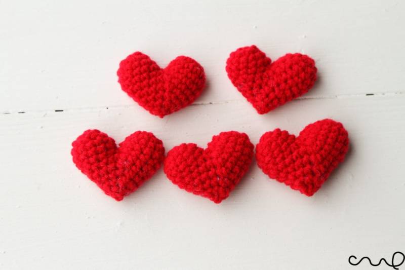Neu 5 X Handgefertigte Häkeln Rote Herzen 3D Anhänger Hochzeit Kartenherstellung Deco Nähe Motive Neu 5 X Handgefertigte Häkeln Rote Herzen 3D Anhänger Hochzeit Kartenherstellung Deco Nähe Motive von KraftsAtik