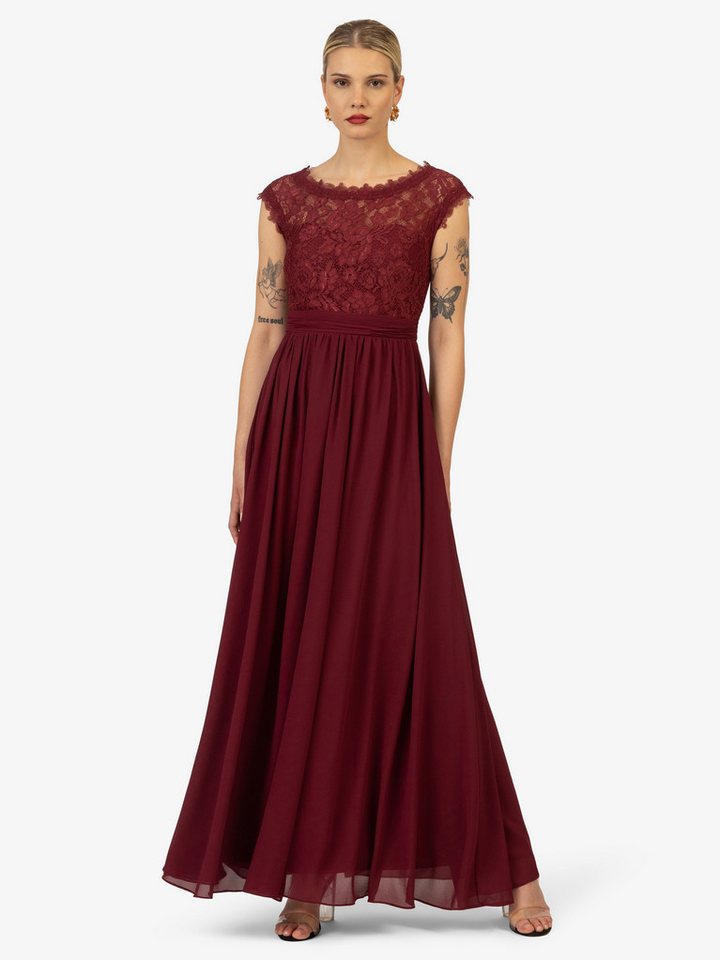 Kraimod Abendkleid aus hochwertigem Polyester Material mit Rundhalsausschnitt von Kraimod