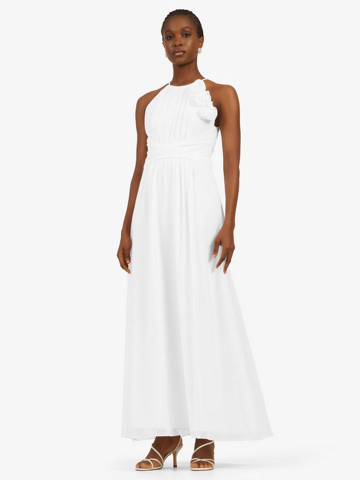 Kraimod Abendkleid mit Rosenapplikationen von Kraimod