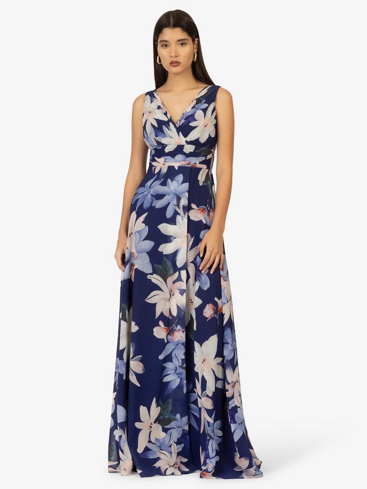 Kraimod Abendkleid mit V-ausschnitt vorne und Rückenausschnitt hinten von Kraimod