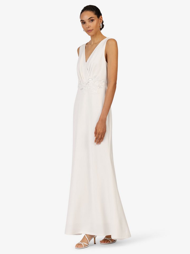 Kraimod Abendkleid mit Wickeloptik und Stickdetails Kraimod Abendkleid mit Wickeloptik und Stickdetails von Kraimod