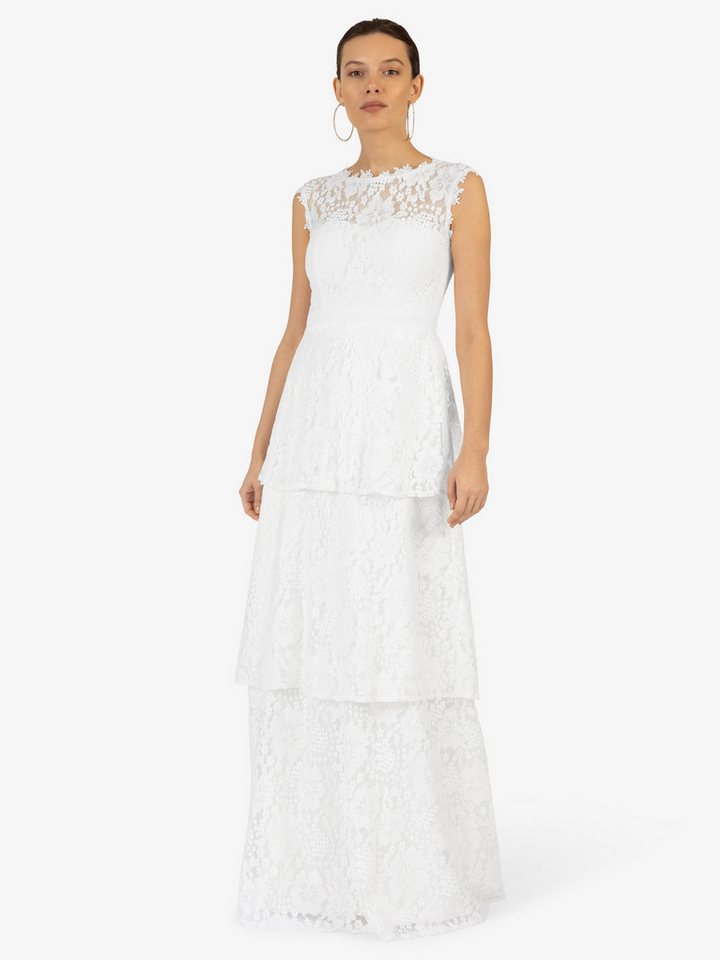 Kraimod Abendkleid mit einem Oberteil aus Mesh mit Spitze von Kraimod