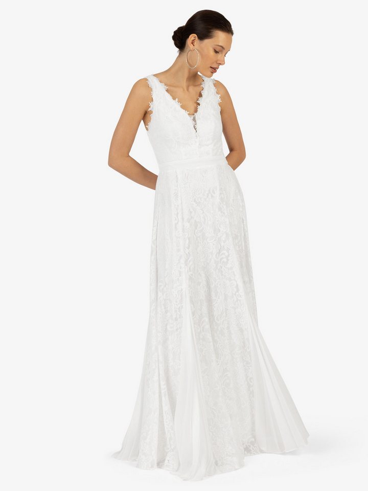 Kraimod Abendkleid mit einem Oberteil aus Mesh mit Spitze von Kraimod
