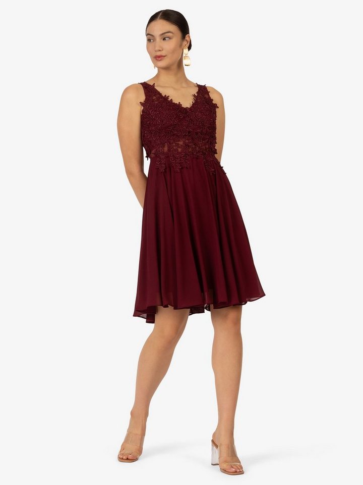 Kraimod Cocktailkleid aus Chiffon, Mesh und Spitze von Kraimod