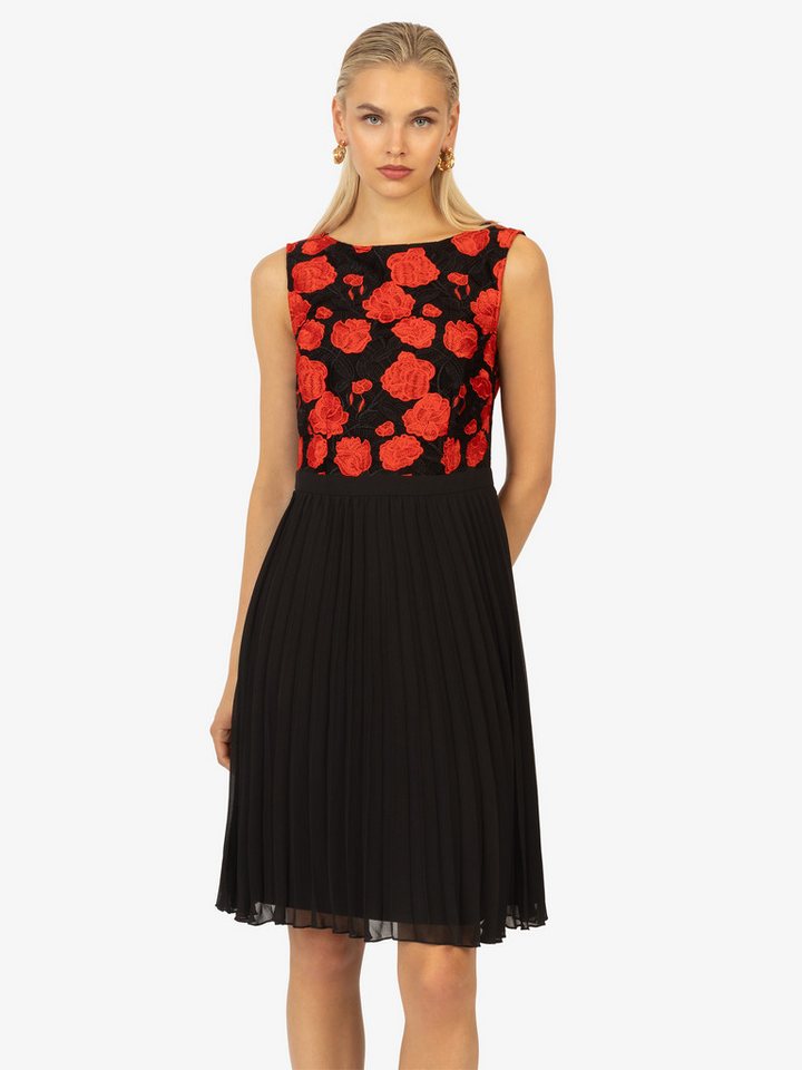 Kraimod Cocktailkleid mit Stickerei und Plisseerock von Kraimod