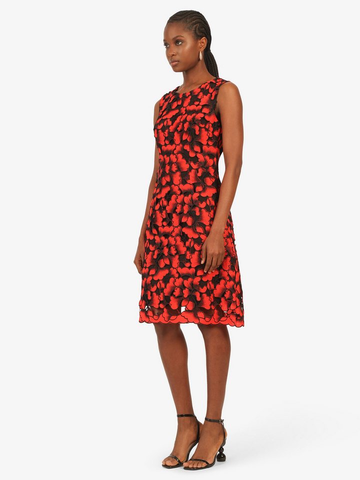 Kraimod Cocktailkleid mit floraler Spitze und Rundhals von Kraimod