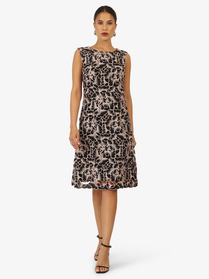 Kraimod Cocktailkleid mit floraler Spitze und Rundhals von Kraimod