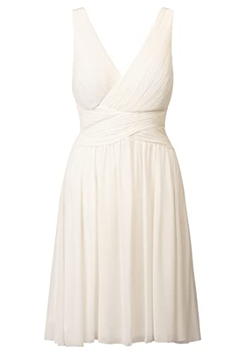 Kraimod Damen Chiffonkleid, Weiß, 38 EU von Kraimod