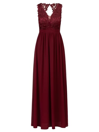 Kraimod Women's Kleid Dress, Bordeaux, 38 von Kraimod