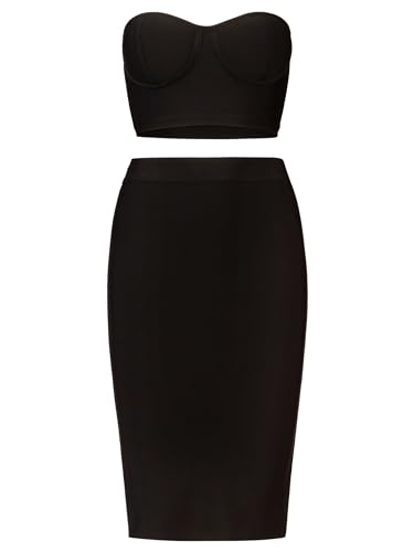 Kraimod Women's Suit-Skirt Set, Black, 36 von Kraimod
