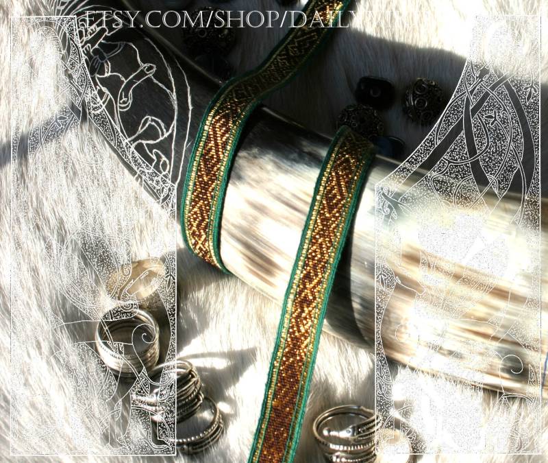 Benutzerdefinierte Birka Band B17 Zweifarbige Tabletwoven Wikinger Geflecht Benutzerdefinierte Birka Band B17 Zweifarbige Tabletwoven Wikinger Geflecht von KramAmmy