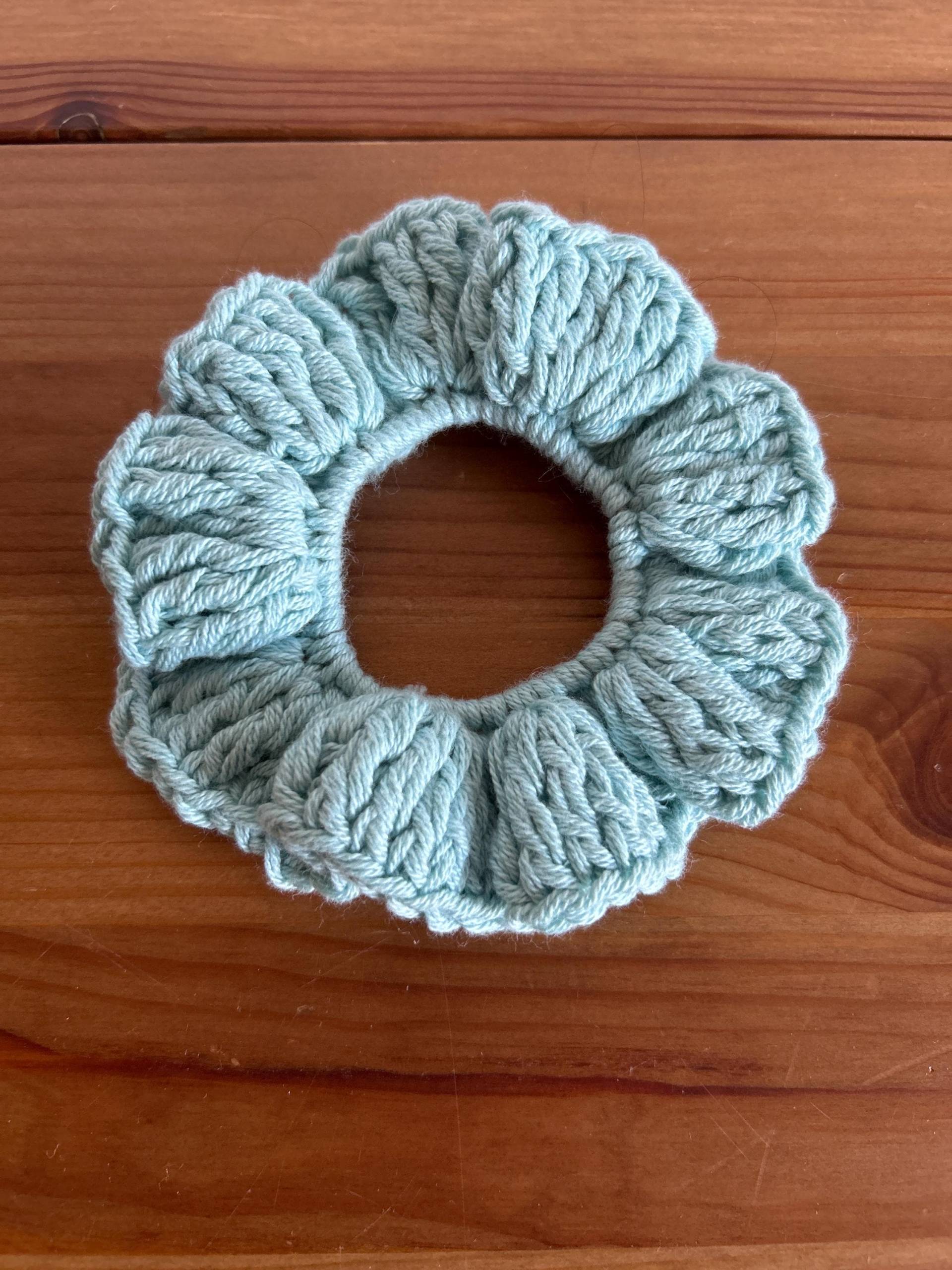 Nachhaltiges Waschbares Scrunchie Haarband Blau-Türkis Nachhaltiges Waschbares Scrunchie Haarband Blau-Türkis von KramUndKrims