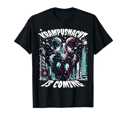 Krampusnacht Is Coming Herren Damen Kind Weihnachten Krampus Nacht T-Shirt von Krampusnacht Is Coming Old World Christmas Krampus