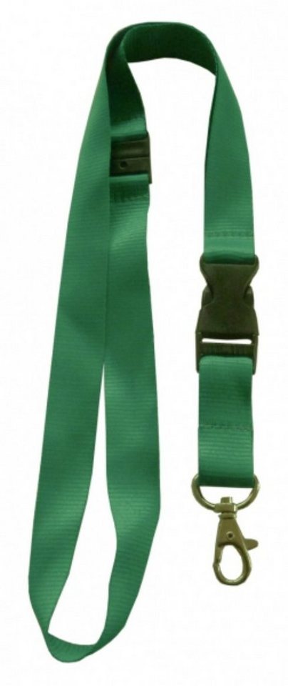 Kranholdt Schlüsselanhänger Umhängeband / Lanyards mit Sicherheitsbruchstelle (10-tlg), mit drehbarem Karabinerhaken und Steckschnalle von Kranholdt