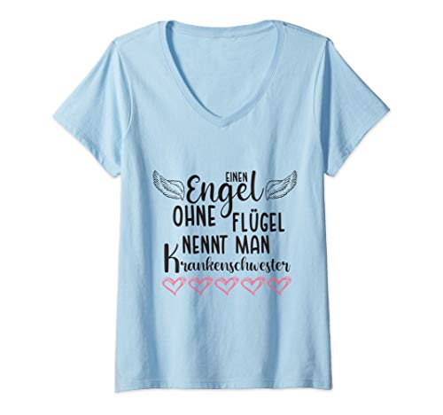 Damen Lustiges Krankenschwester Spruch für Krankenschwester T-Shirt mit V-Ausschnitt Damen Lustiges Krankenschwester Spruch für Krankenschwester T-Shirt mit V-Ausschnitt von Krankenschwester Geschenke & Mehr