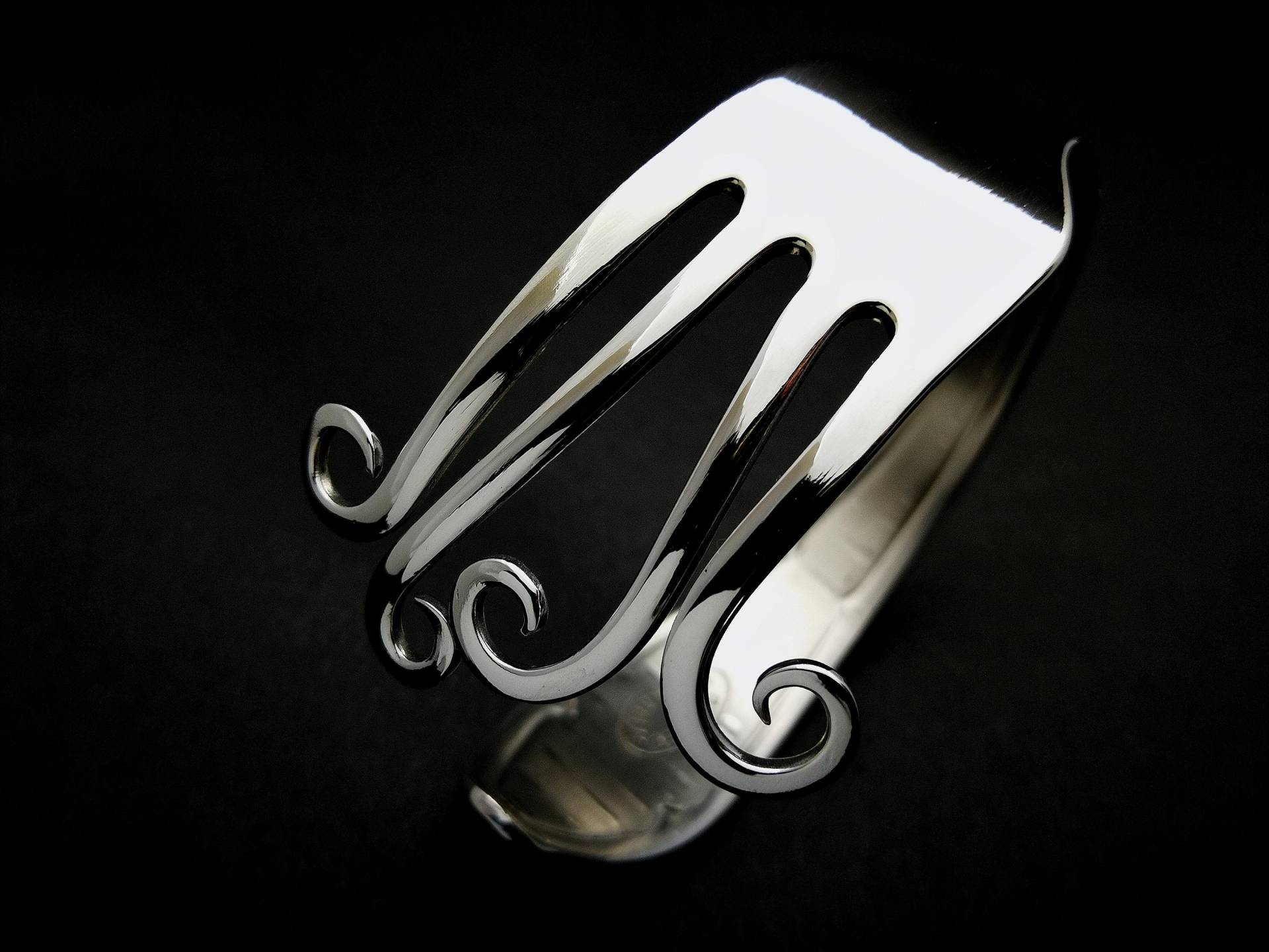 Breites Manschetten Armband, 50.geburtstag Geschenk Für Frauen, Gabel Silber Schmuck, Mutter Geburtstagsgeschenk Von Tochter, Handgemachter Schmuck von KrasiiIvWonders