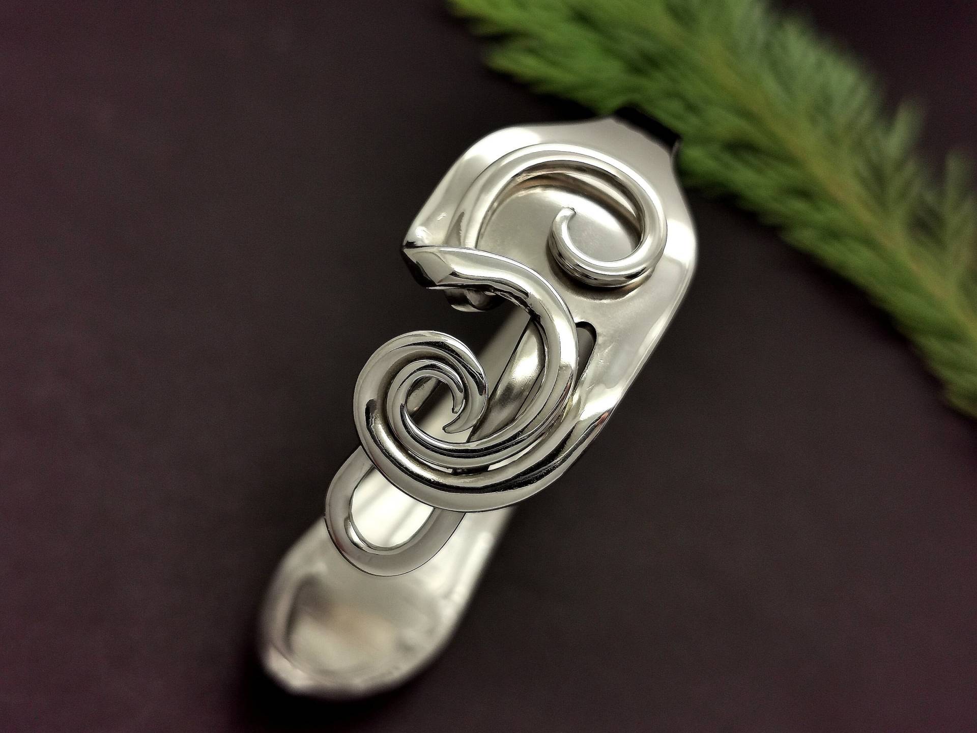 Gabel Armband, Antikes Silber Manschette Einzigartige Geschenke Für Frauen, Handgemachter Schmuck, Mutter Geburtstagsgeschenk Vom Sohn Sommer von KrasiiIvWonders