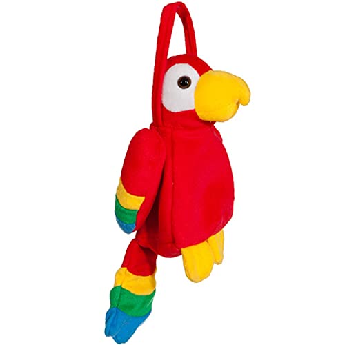 Krause & Sohn Papagei Handtasche Tasche bunter Vogel 27 x 13 cm Kostüm-Zubehör Fasching Karneval Tierkostüm Tropen von Krause & Sohn