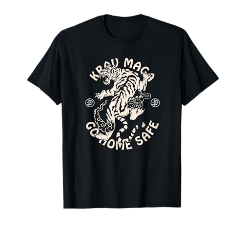Krav Maga Fierce Tiger Bekleidung für Krav Maga Damen und Herren T-Shirt von Krav Maga Apparel